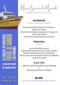 MENÚ EJECUTIVO ENBOGA-BAR MENÚ EJECUTIVO ENBOGA-BAR
